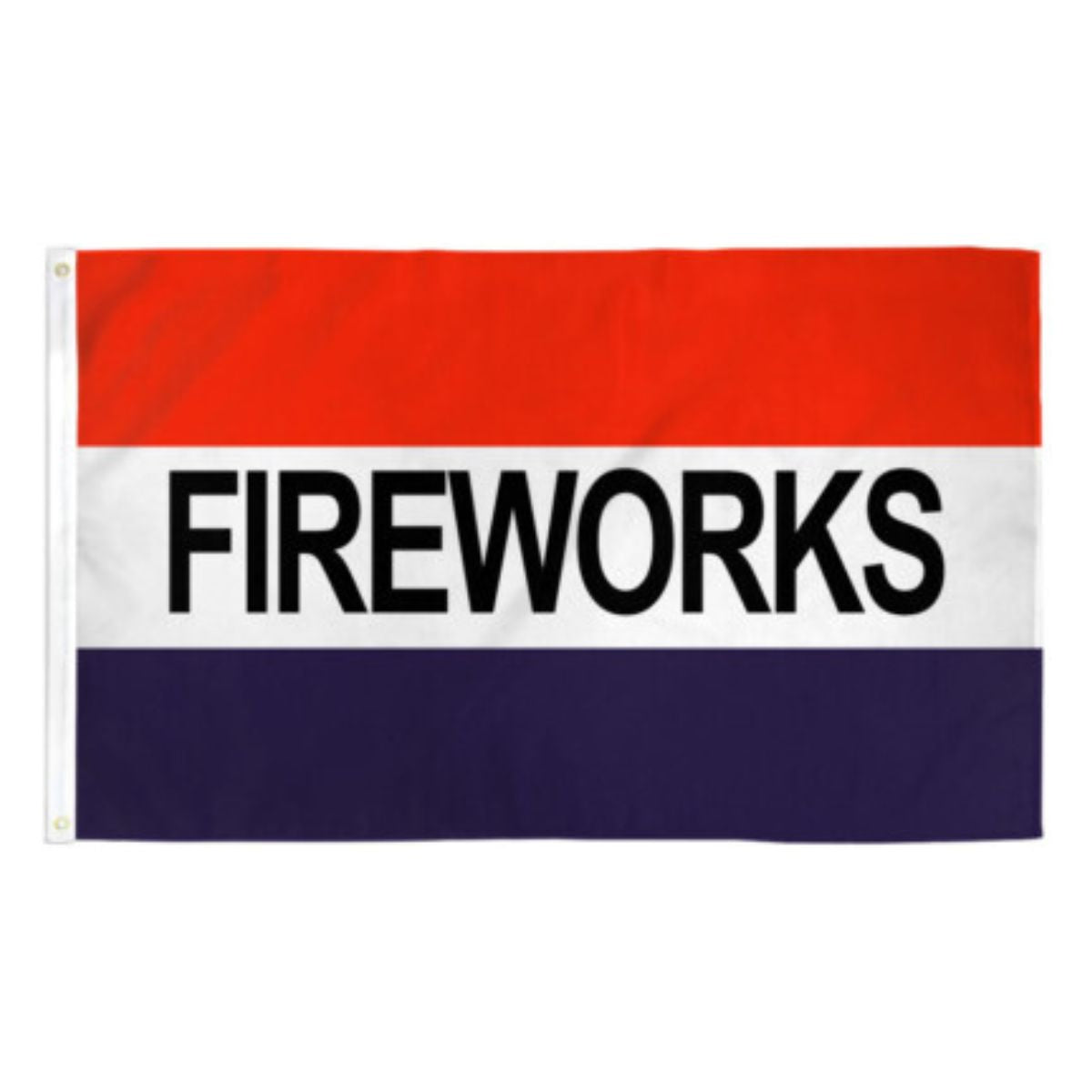 Flags 3’ x 5’ - Fireworks Red White Blue