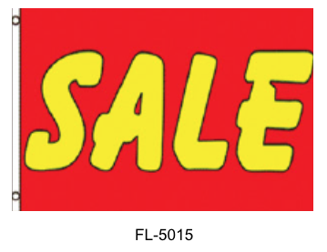 Flags 3’ x 5’ - Sale Red & Yellow