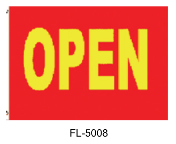 Flags 3’ x 5’ - Open Red & Yellow