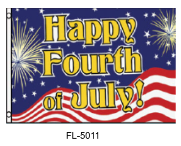 Flags  3’ x 5’ - Forth of July