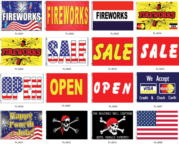3 ft x 5 ft Flags