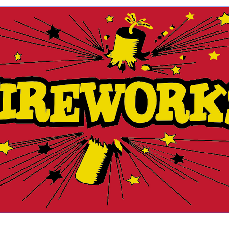 Flags 3’ x 5’ - Fireworks Red & Yellow Burst