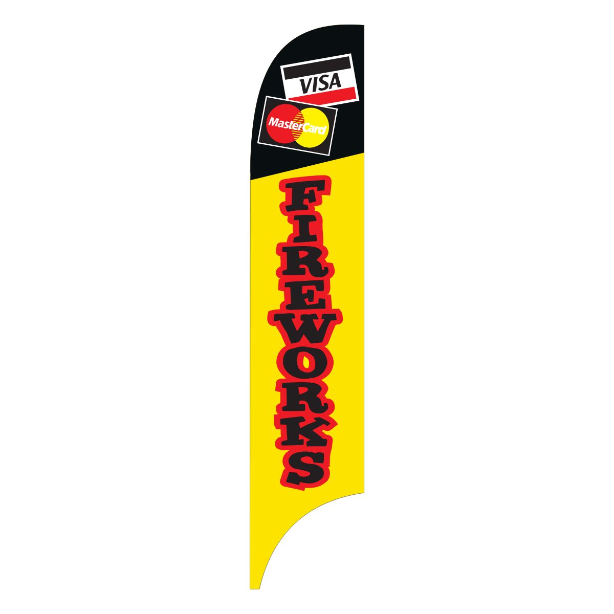 Fireworks Credit Card Premium Flag