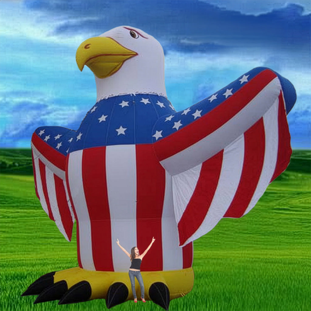 Large Inflatable Eagle Inflatable - Eagle Open Wing 26’ – Mile High Inflatables