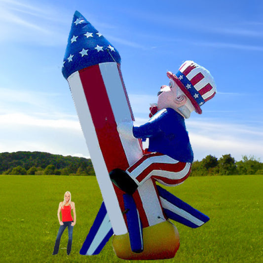 Inflatable - Uncle Sam Rocket 26’