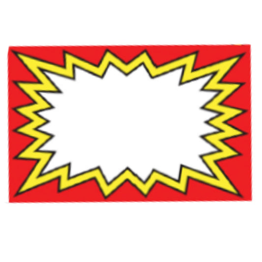 Pricing Cards - Blank Red (100 Pk)