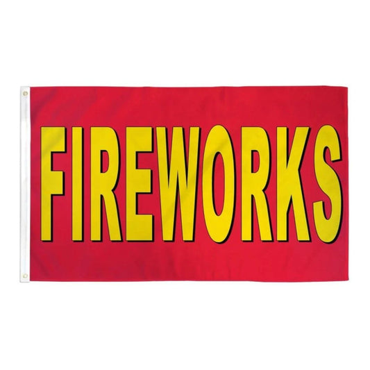 Flags  3’ x 5’ - Fireworks Red & Yellow