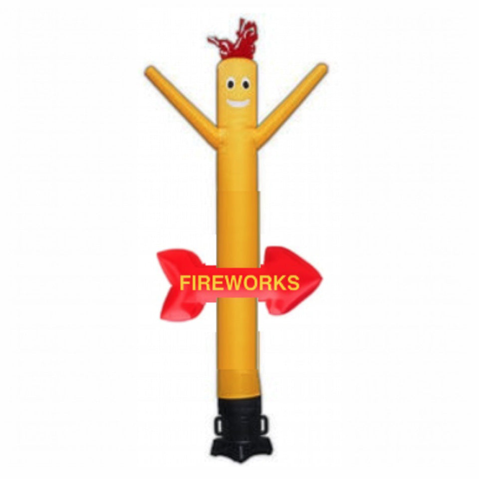 Air Dancer - Yellow Arrow Dancer Guy 15'