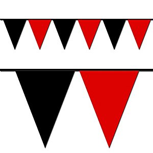 Red & Black Pennants