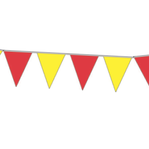 Red & Yellow Pennants
