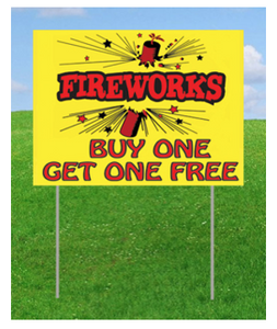 Fireworks Buy One Get One Free (printed on one side) 10-PACK