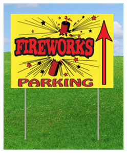 Fireworks Parking (printed on one side) 10-PACK