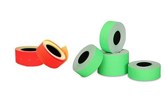 8 rolls (8,000) Pricing Gun Labels