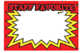 Pricing Cards - Staff Favorite Red (100 Pk)