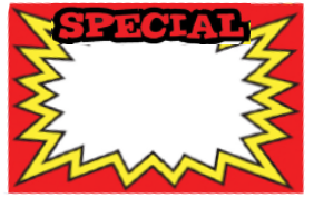 Pricing Cards - Special Red (100 Pk)