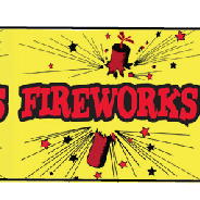 Fireworks Table Bunting