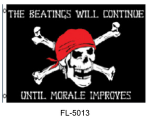 Flags  3’ x 5’ - Pirate Beatings Will Continue