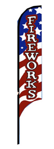 Fireworks USA Premium. Flag Only $27.99 (Flag with Pole Set $74.99)