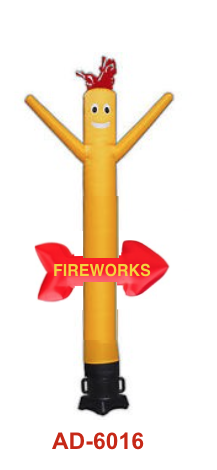 Air Dancer - Yellow Arrow Dancer Guy 15'